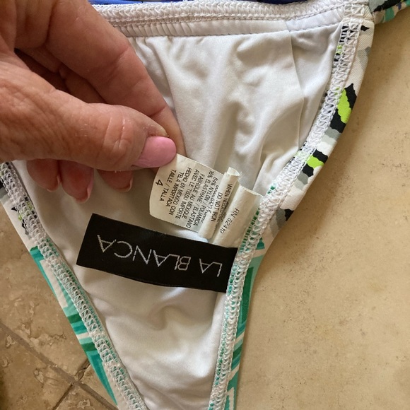 La Blanca Tankini/bikini. 3 pieces. Size 4. Great shape. - Picture 3 of 7